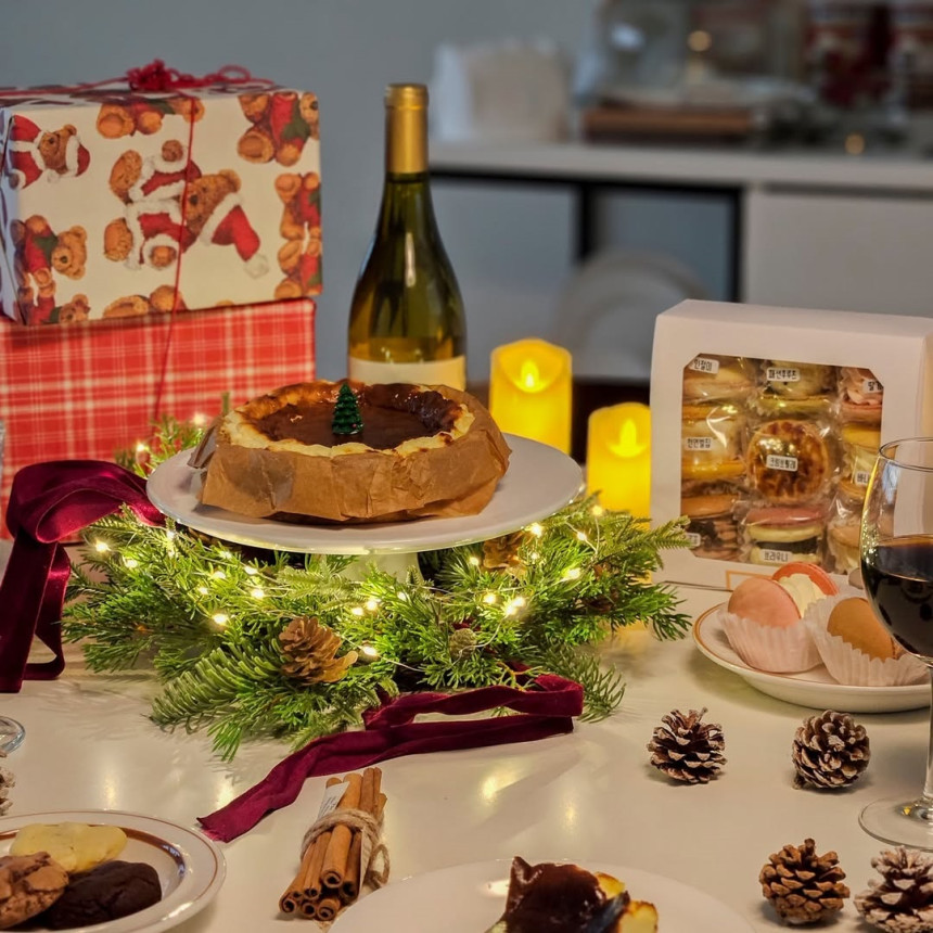 바스크 치즈케이크 배달맛집 글루텐프리 생일케이크 1호 디저트카페 기념일 답례품 선물세트 [원산지:국산(인천광역시 부평구)]