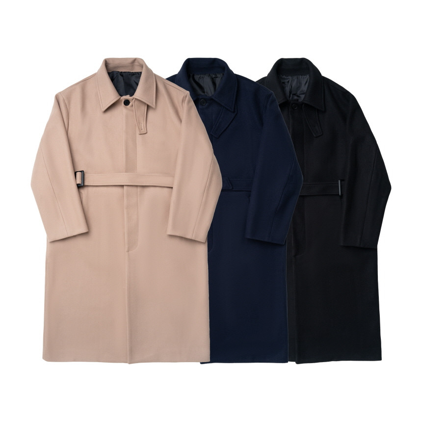 [당일출고/국내생산] 울 캐시라이크 롱 발마칸 코트 3color 오버핏 로브 123cm 상세 이미지 7