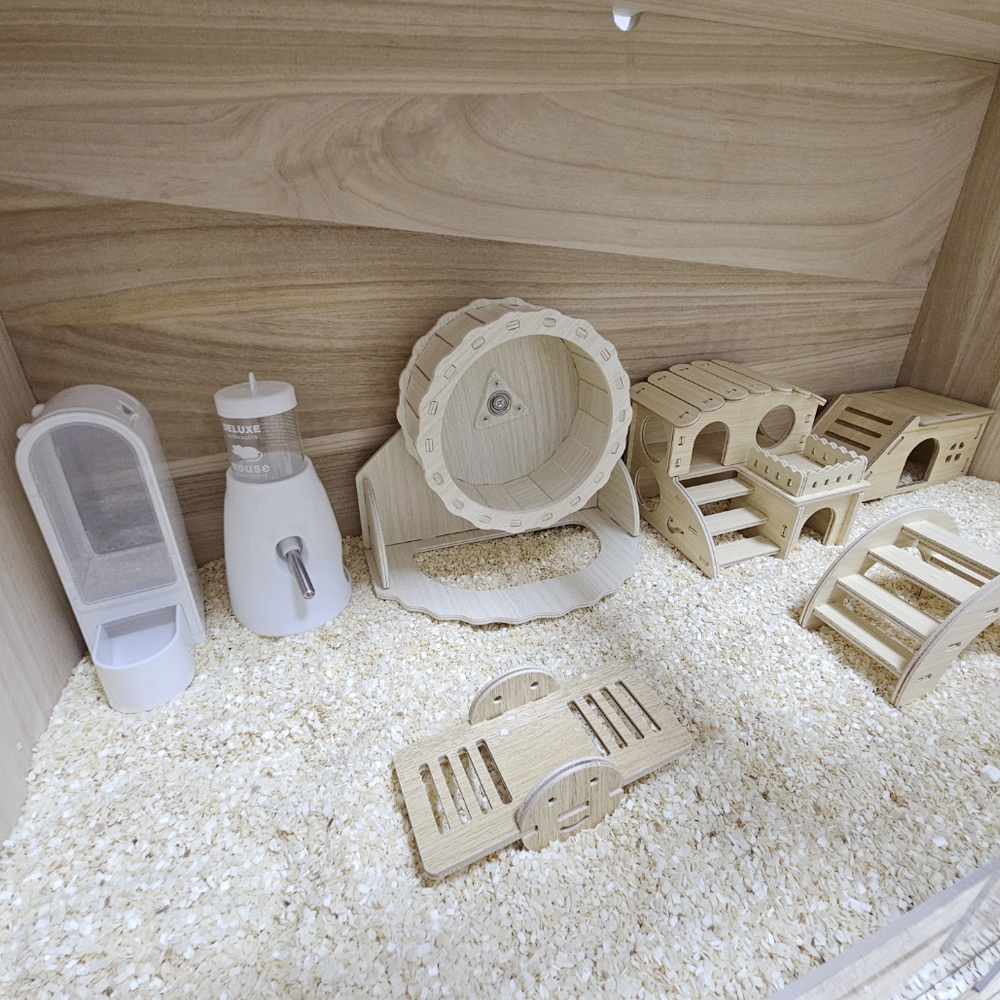 골든 햄스터케이지 기니피그 집 친칠라 사육장 햄스터집 사육장 피그미다람쥐 사육장