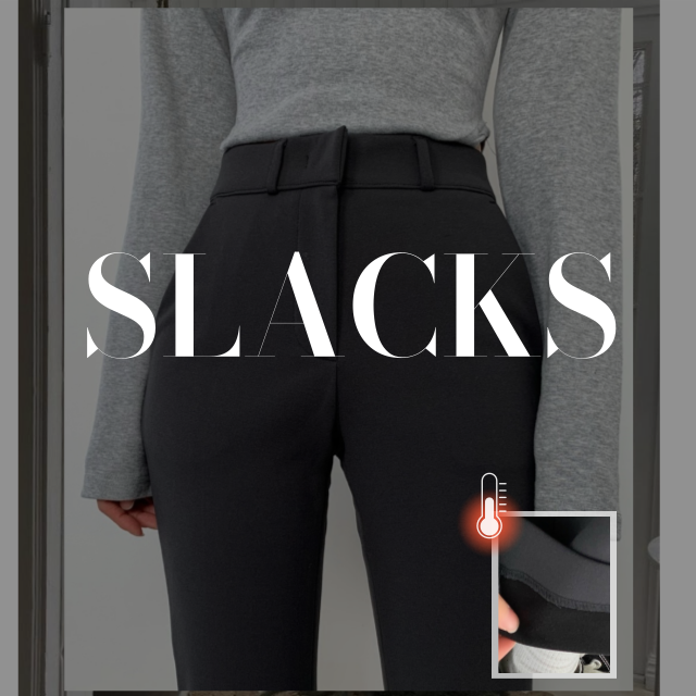 겨울 기모 슬랙스 부츠컷 하이웨스트 슬랙스 기장선택가능 - 상세 이미지 3