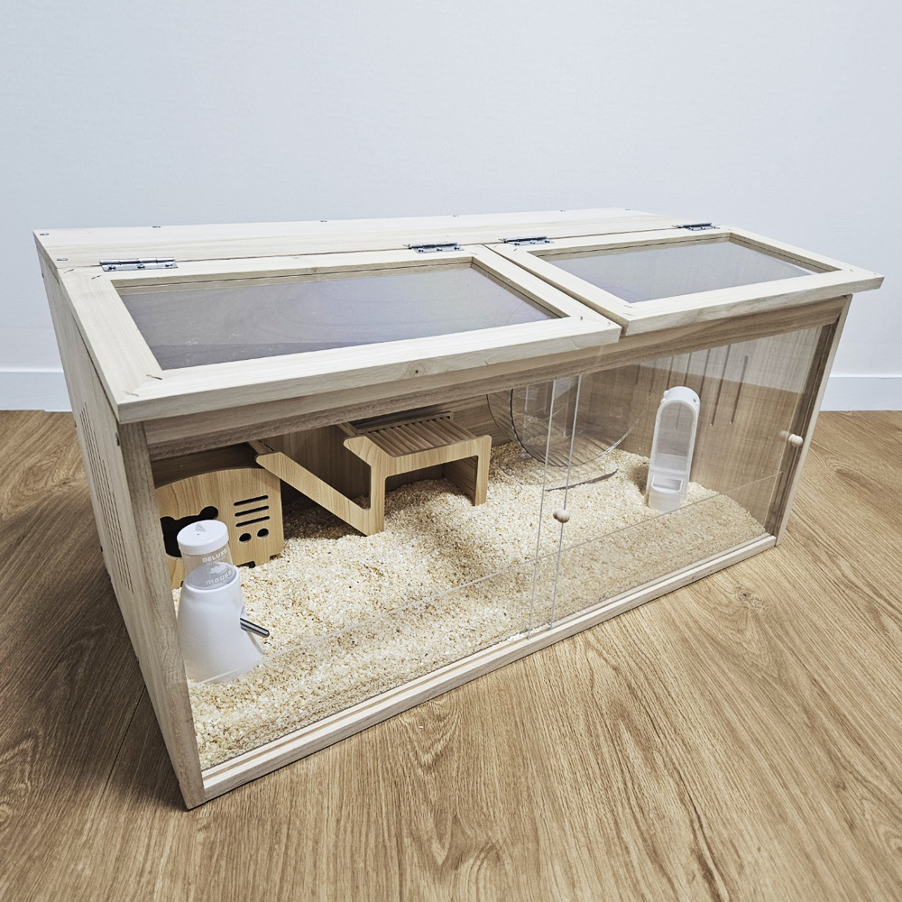 골든 햄스터케이지 기니피그 집 친칠라 사육장 햄스터집 사육장 피그미다람쥐 사육장