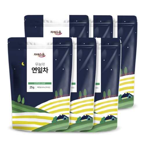 무농약 차예마을 국내산 연잎차 25g, 6개 - 상품 이미지