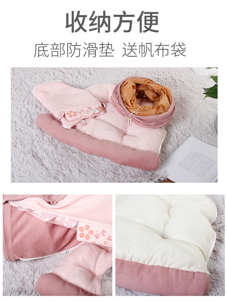 [LisCOM] 고양이 터널  둥지 통로 침대 탈부착 세탁 가능 장난감 용품 숨숨집 108 - 상세 이미지 4