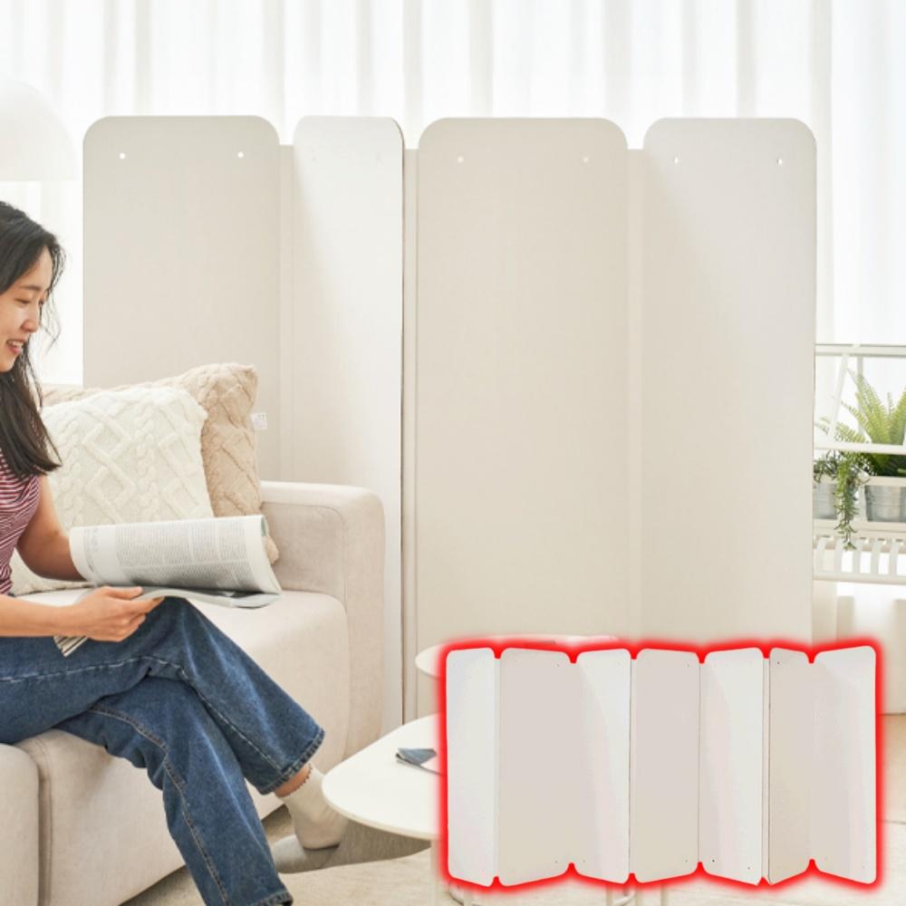 [6개] 접이식 파티션 종이 파티션 가정용 병풍 파티션 미니