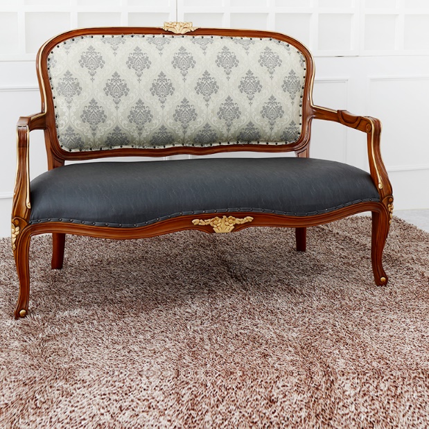 명품 쇼파 2인용 엔틱 쇼파 넓은 고급 쇼파 미용실 소파