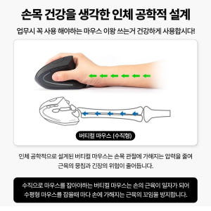 앤커 인체공학 버티컬 무선마우스 A7852 개봉기 | 실사용 후기 - 상품 이미지 3