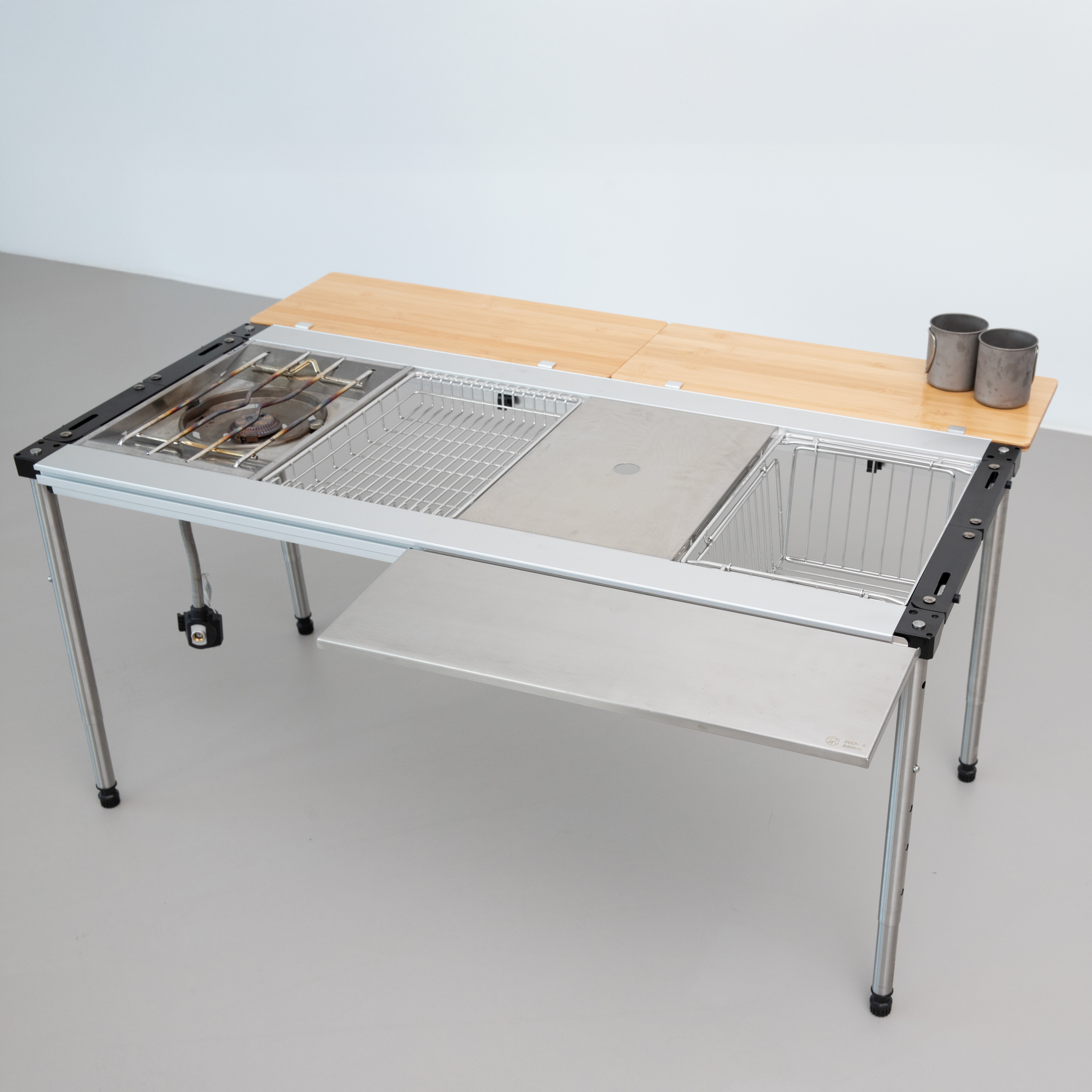 유니티23 접이식 폴딩 IGT 캠핑 테이블 프레임 스노우피크 호환 4유닛(롱)