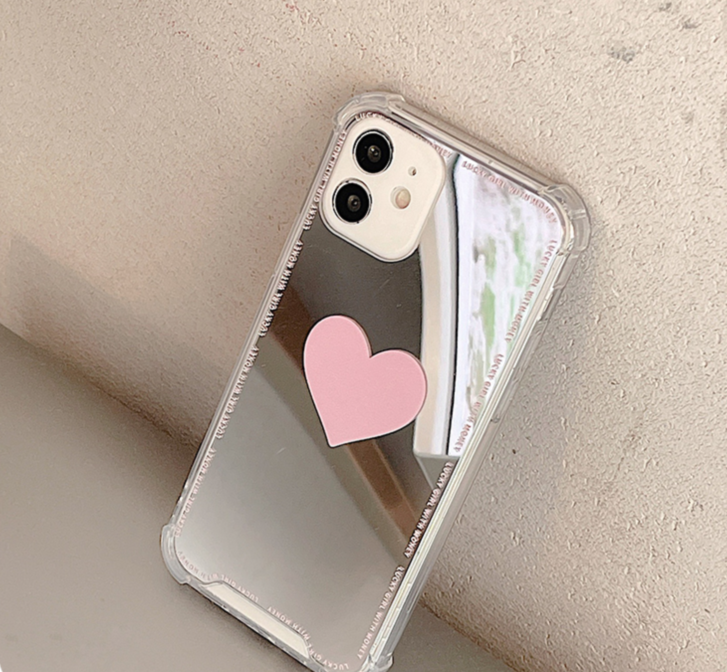 아이폰16 프로 맥스 케이스 미러 하트 플러스 - 상세 이미지 4