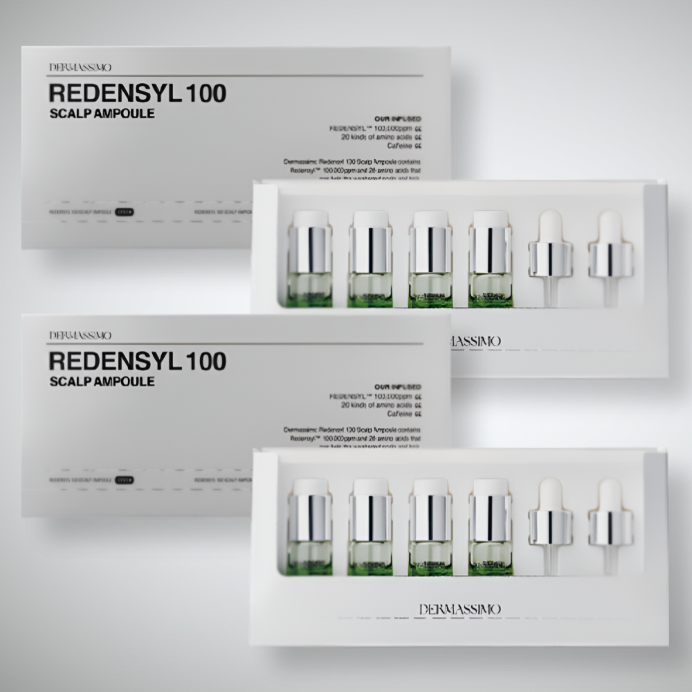 더마시모 리덴실 100 스칼프 앰플 10ml 4개 스포이드2개 x 2박스 홈쇼핑 그대로 - 상품 이미지