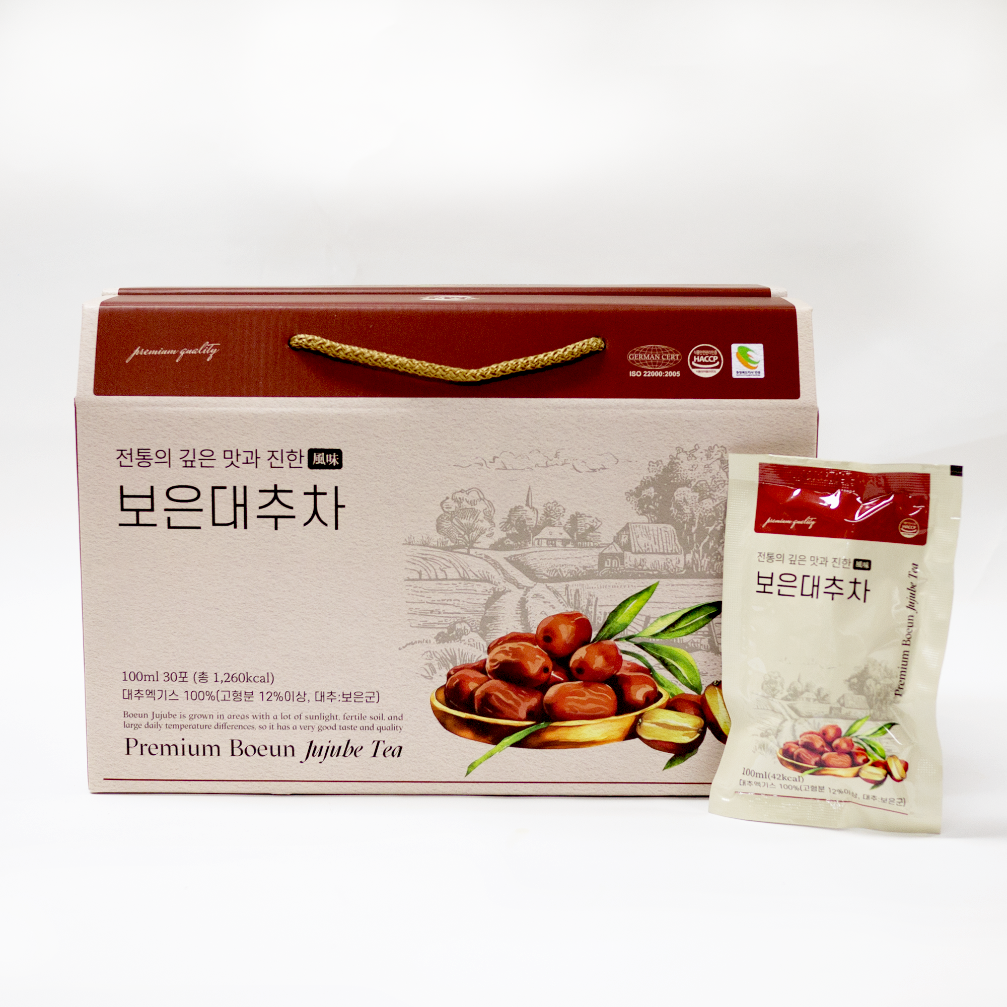 구록원 보은대추차 100ml 30포 순수 보은 황토 대추즙 - 상세 이미지 4