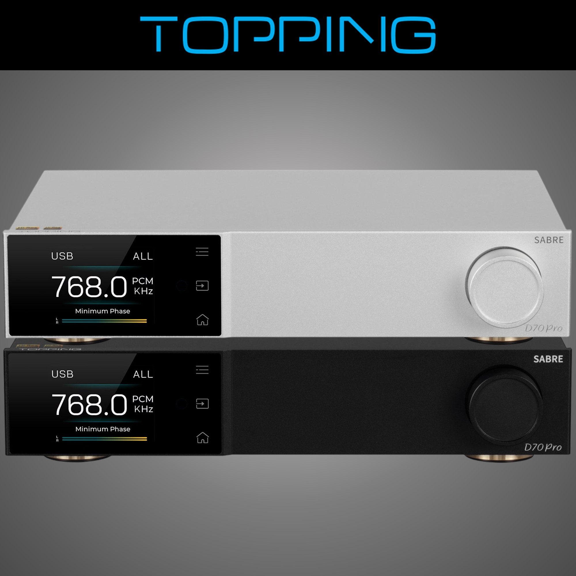 TOPPING 토핑 D70 Pro SABRE DAC 컨버터 국내정식수입제품 - 상세 이미지 5