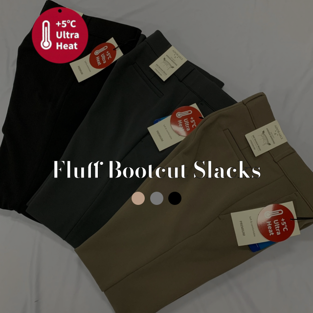 겨울 기모 슬랙스 부츠컷 하이웨스트 슬랙스 기장선택가능 - 상세 이미지 2
