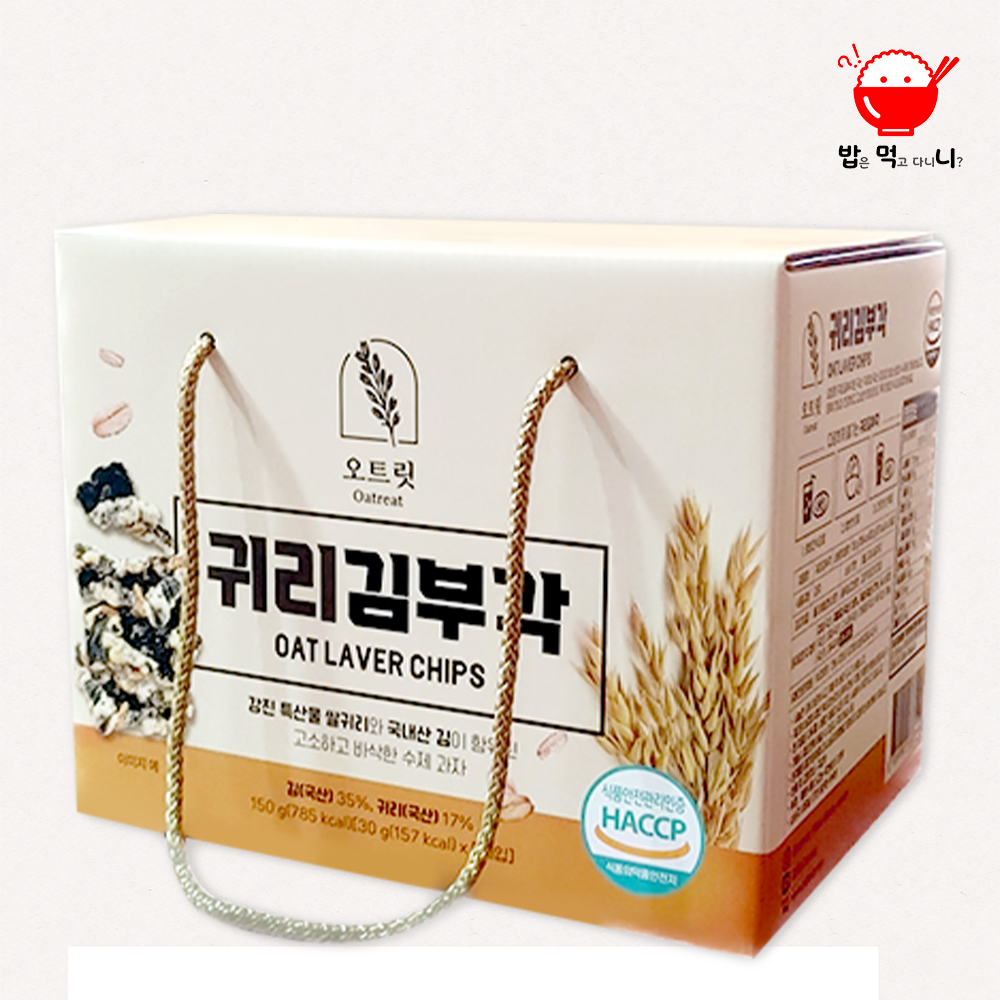귀리 김부각 국내산 수제 부각 선물세트 5봉 - 상세 이미지 2