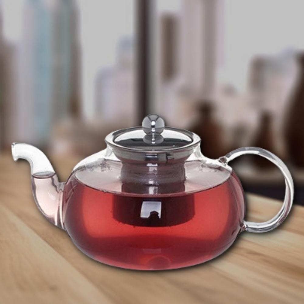 내열유리티팟 차 내열주전자 1인용티팟 600ml