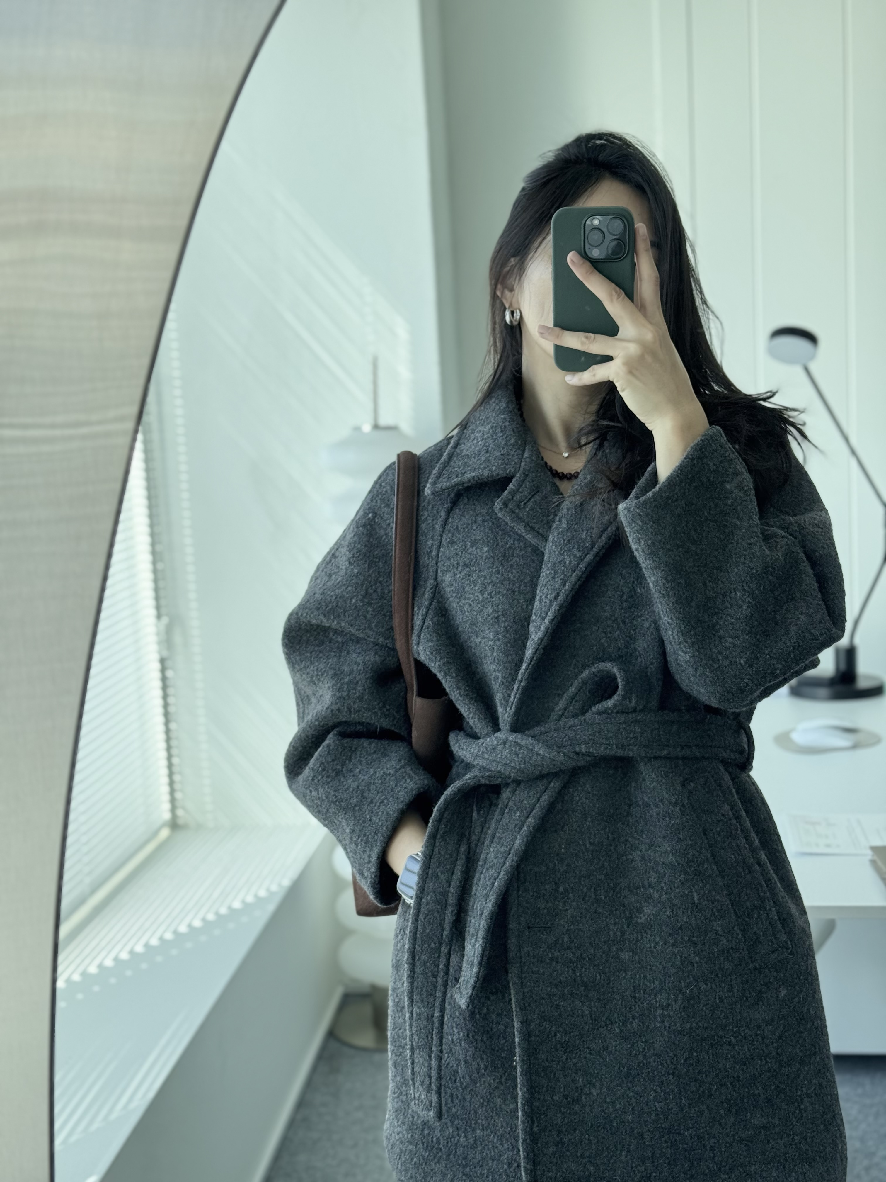 [24 f/w코트] 헤르몬 헤나 하이넥 부클 하프코트 울100 누빔 퀼팅 핸드메이드 640 상세 이미지 79