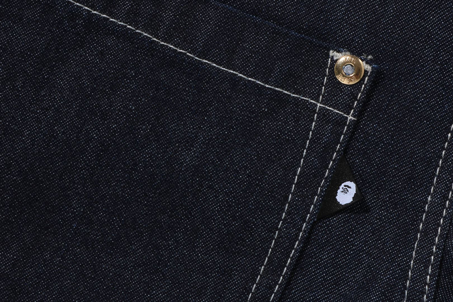 베이프 셔츠 DENIM POCKET LS SHIRT 7K80-131-303 - 상세 이미지 4