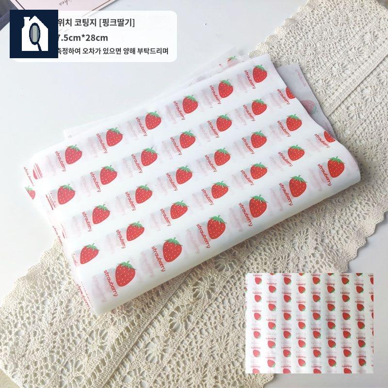 유산지 페이스트리 식품지 패턴 식품용지 노루지 빵 김밥 베이킹 - 상품 이미지