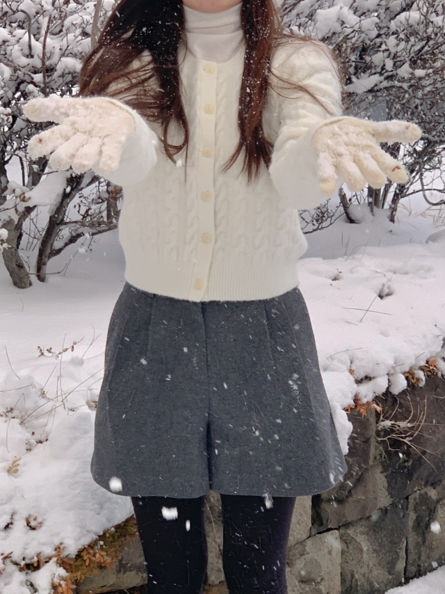 ✨후기극찬!💕URBANE MADE💕 조이 크롭 케이블 알파카 꽈배기 가디건 (3c) 상세 이미지 97
