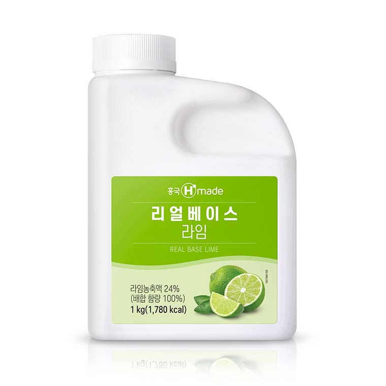 흥국 리얼 베이스 라임 1kg 2개 카페 에이드 원액 - 상세 이미지 2