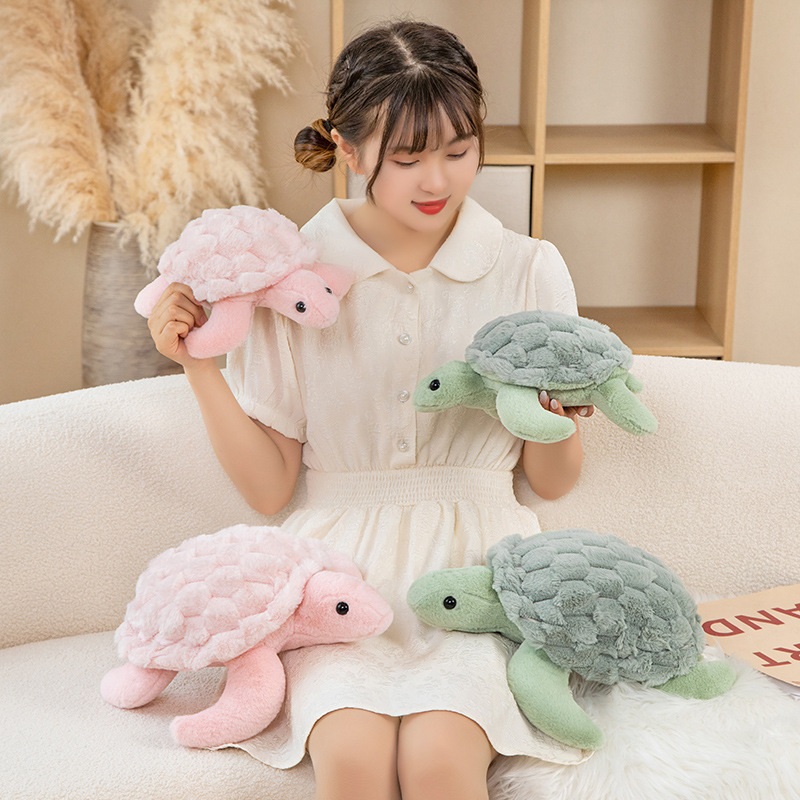 거북이 인형 귀여운 애착인형 수면용 조카선물 포근한 아기 거북이 28cm - 상세 이미지 2
