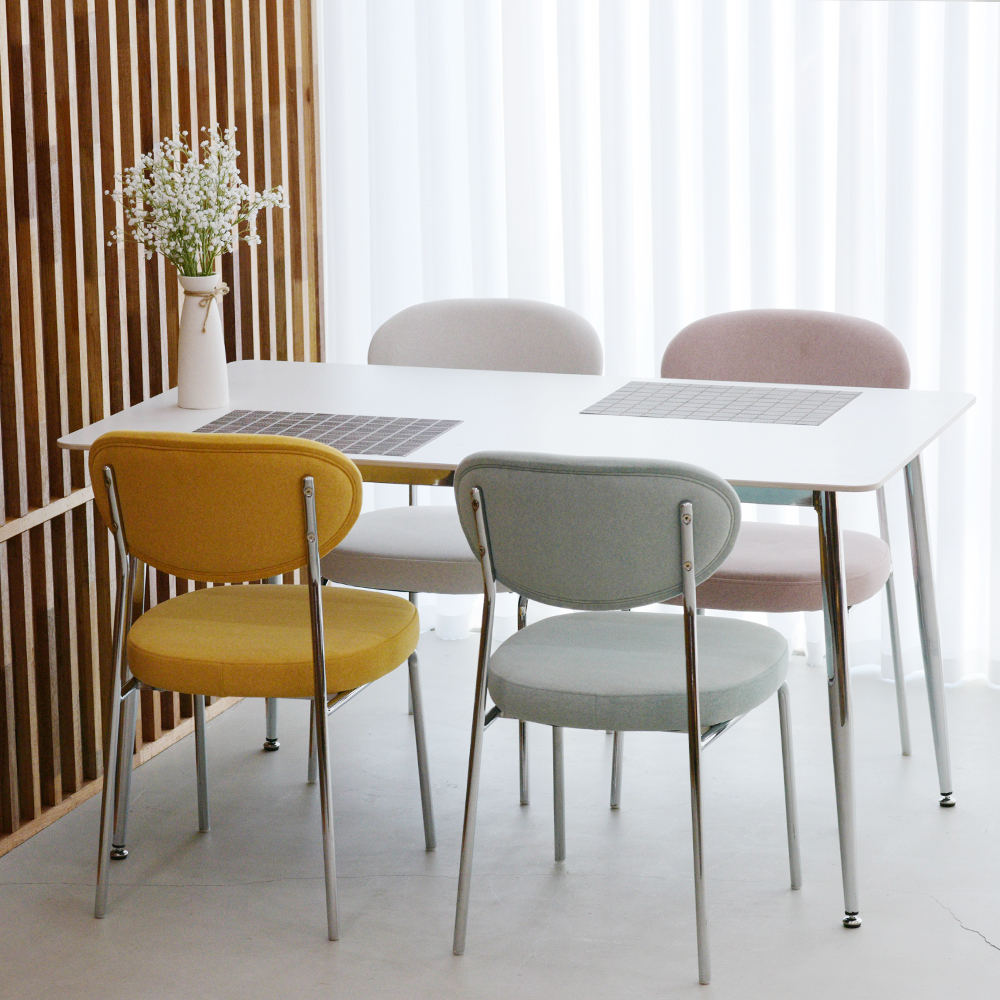 세바 세라믹식탁 세트 크롬프레임 사각형 4인용 식탁 포세린 1200 의자2 벤치