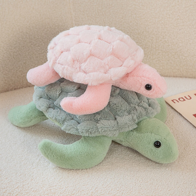 거북이 인형 귀여운 애착인형 수면용 조카선물 포근한 아기 거북이 28cm - 상세 이미지 4