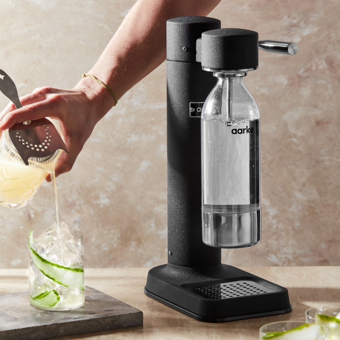 [스타터패키지] 아르케 카보네이터3 스웨덴 탄산수 제조기 스테인리스 (본체 + 실린더)