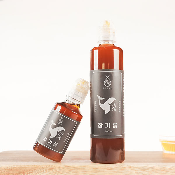 마개가 편리한 저온압착 고소한 국산 참기름 500ml, 1개 - 상세 이미지 3