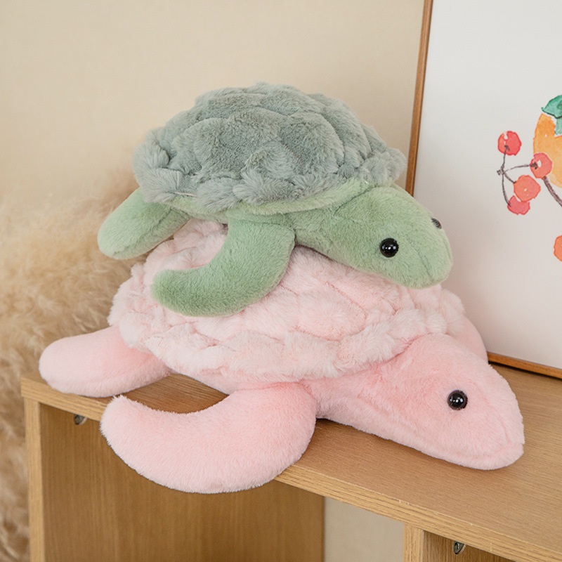 거북이 인형 귀여운 애착인형 수면용 조카선물 포근한 아기 거북이 28cm - 상품 이미지