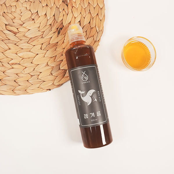 마개가 편리한 저온압착 고소한 국산 참기름 500ml, 1개 - 상세 이미지 4