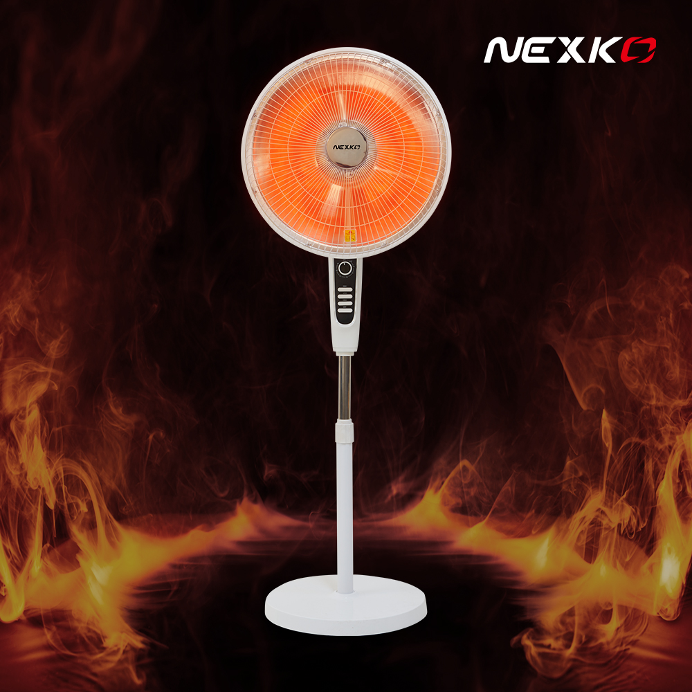 [26년형] 넥스코 선풍기형 히터 전기난로 대형 난방기 사무실 업소용 열선풍기 50cm
