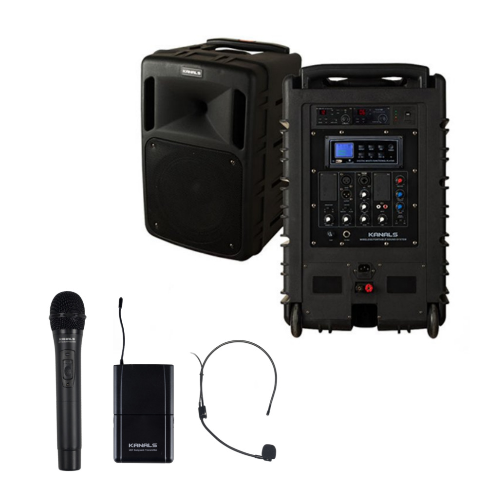 카날스 BK-1050N 충전식 선거용 행사용 스피커 500W 마이크타입 변경가능 간편 사용 - 상품 이미지