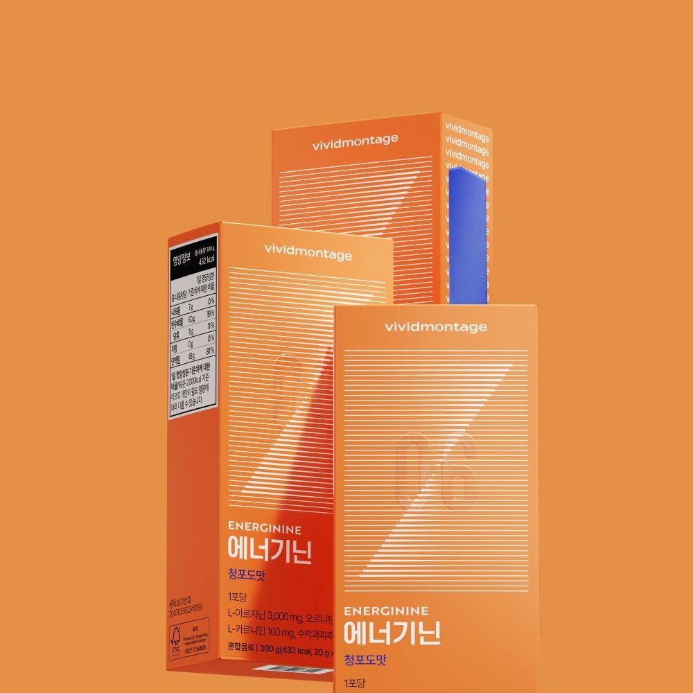 [비비드몽타주] 아르기닌 3000mg 에너기닌 20g x 15포, 1개 - 상세 이미지 2