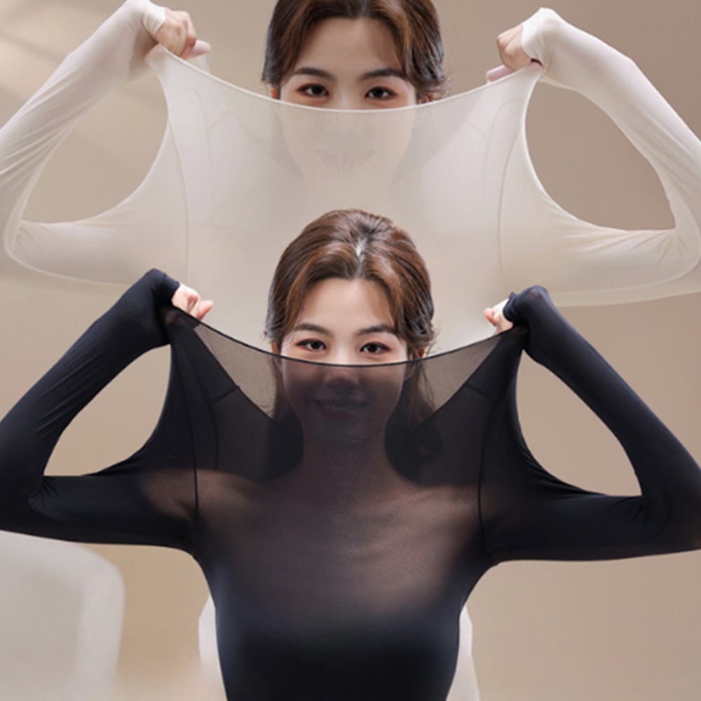 여성내복세트 얇은 내복바지 어른 할머니 어르신 엄마 발열 내의 상하 - 상품 이미지