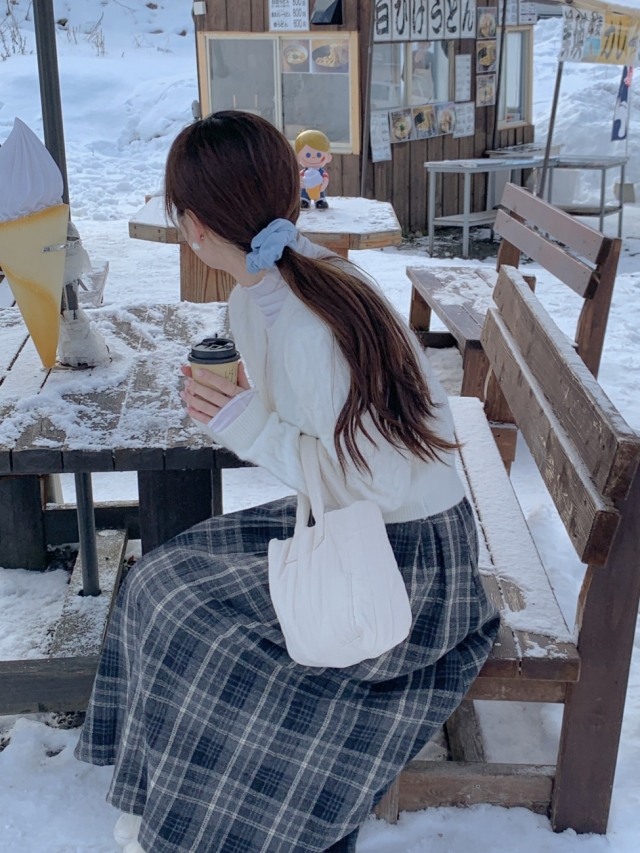 ✨후기극찬!💕URBANE MADE💕 조이 크롭 케이블 알파카 꽈배기 가디건 (3c) 상세 이미지 74