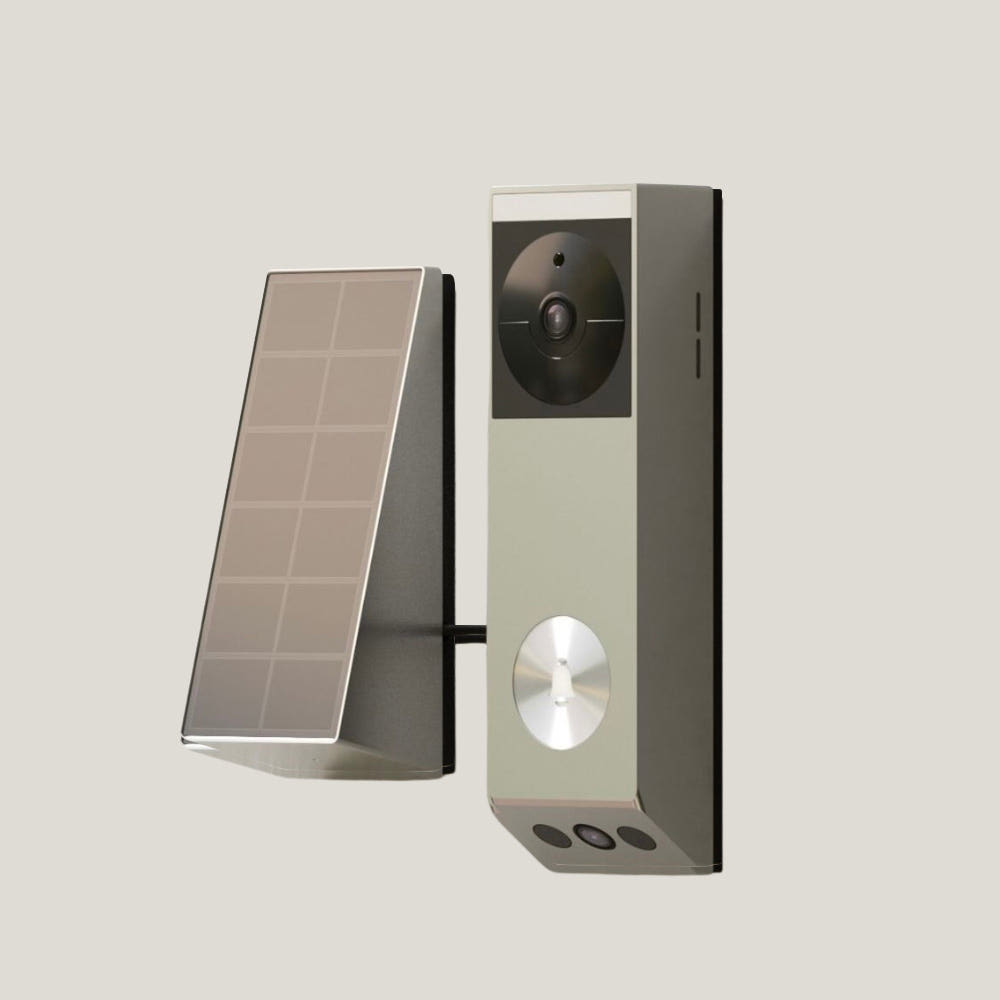 스마트 도어벨 태양광 패널