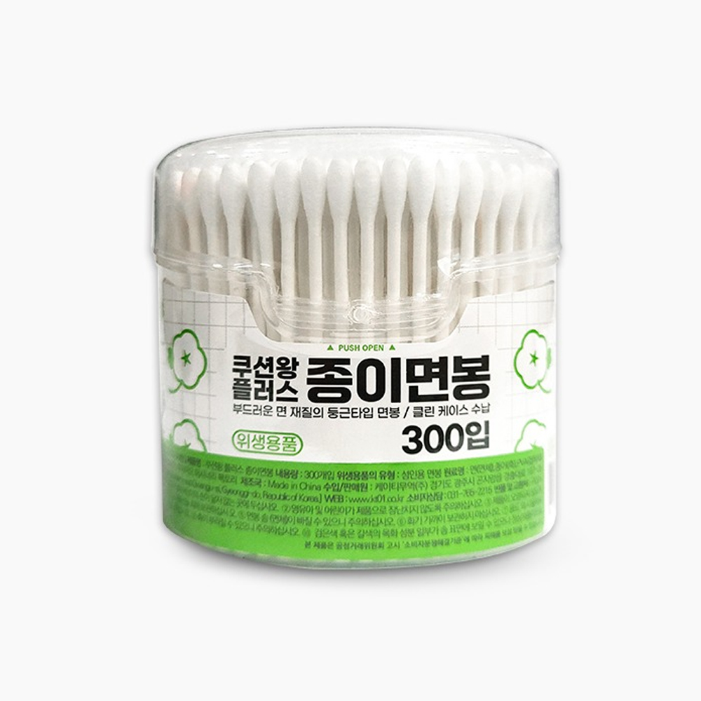 UH 종이면봉 화장 여드름 300개입, 6개 - 상품 이미지