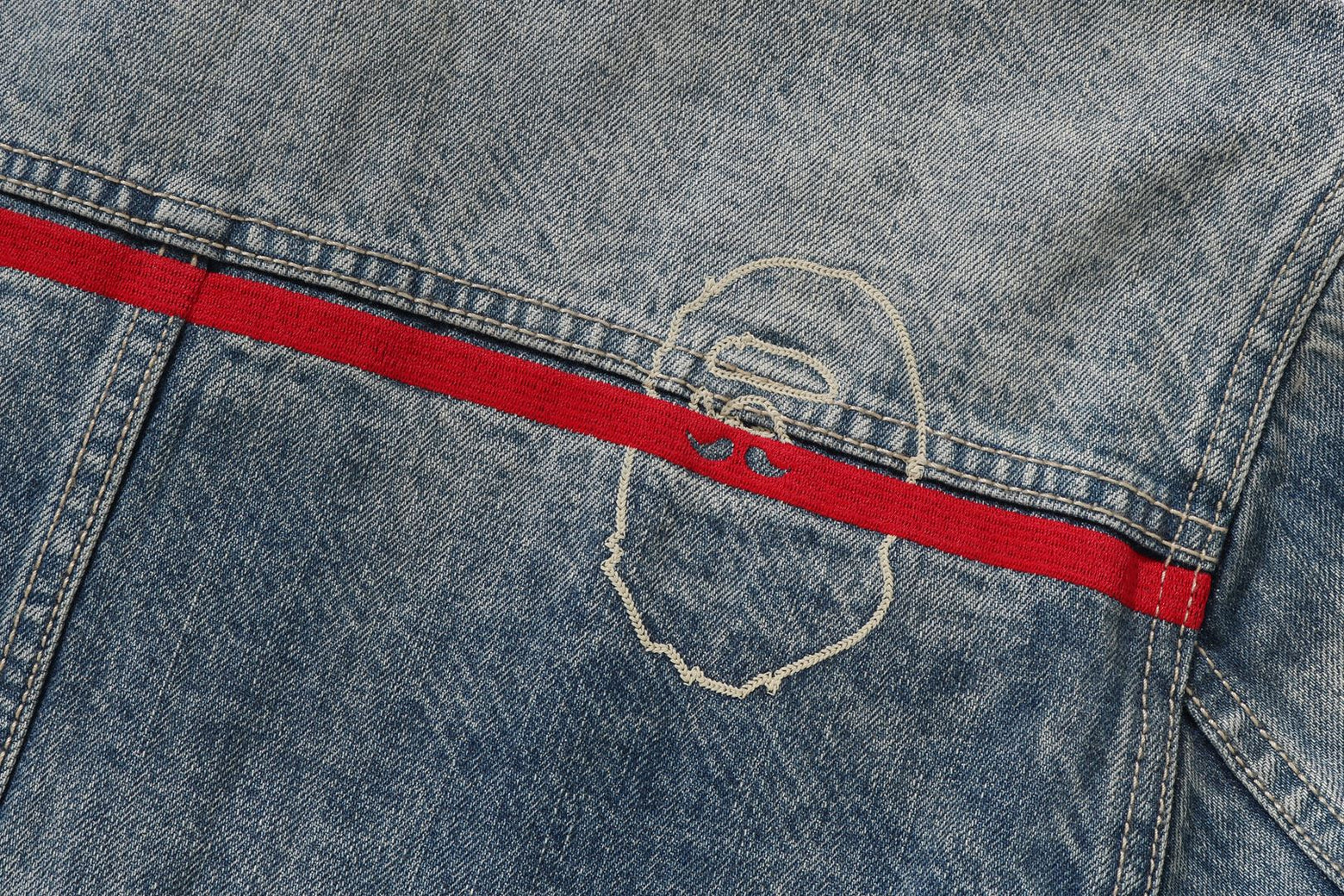 베이프 자켓 DENIM JECKET 7K80-140-308 - 상세 이미지 5
