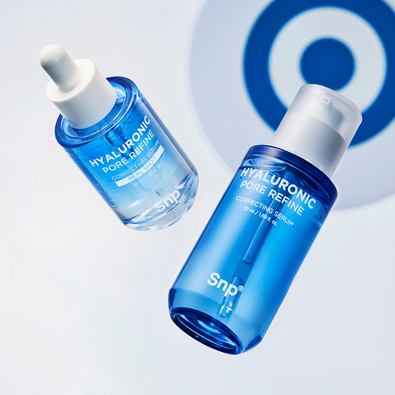 Snp 히알루로닉 포어 리파인 코렉팅 세럼 50ml+리얼 히알샷 30ml / 모공킬러 2종 Set - 상세 이미지 2