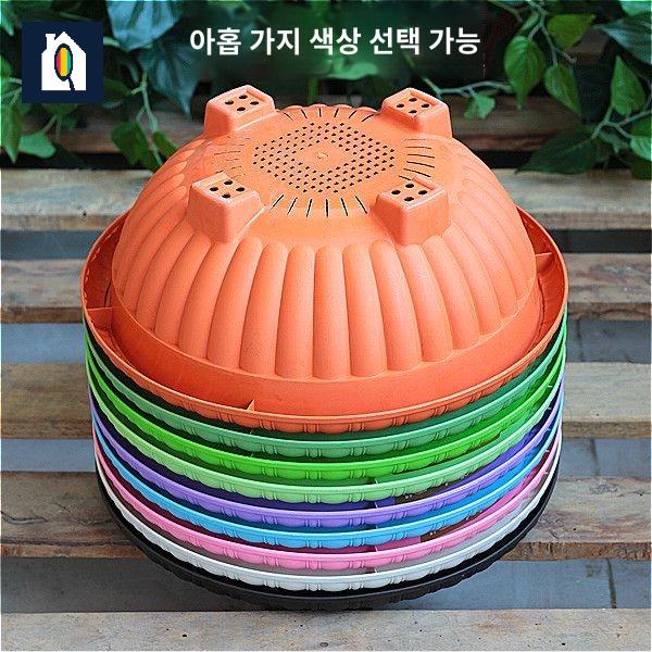 토분 꽃 발코니 식물 둥근 화분 대형 - 상세 이미지 4