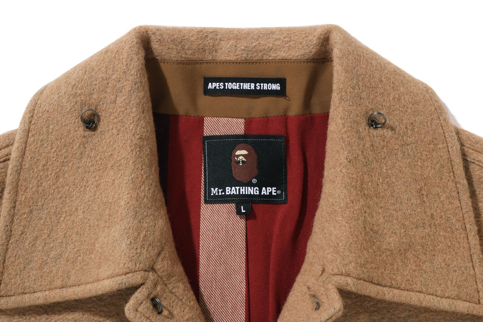 베이프 자켓 WOOLEN MILITARY JACKET 7K80-140-303 - 상세 이미지 4
