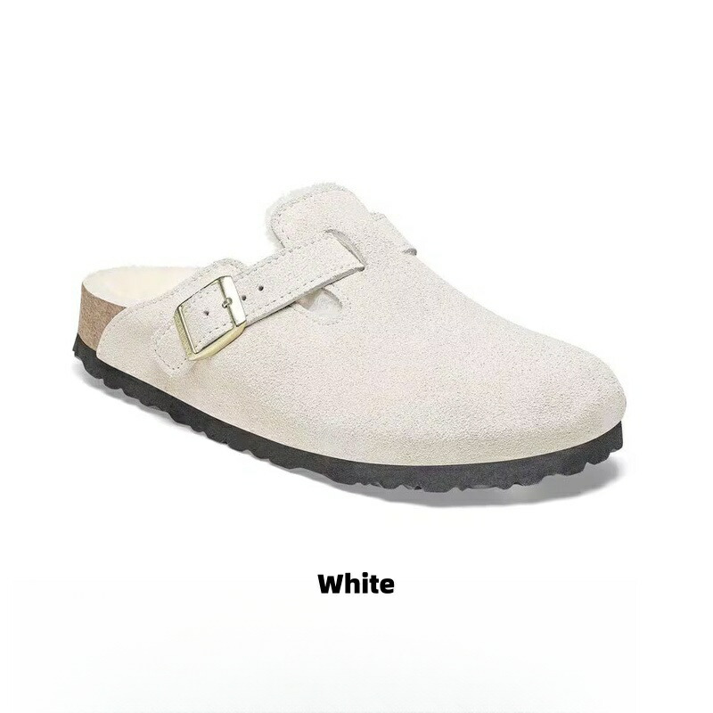 버켄스탁 BIRKENSTOCK 보스턴 셔링 시어링 기모 스웨이드 슬리퍼 - 상세 이미지 5