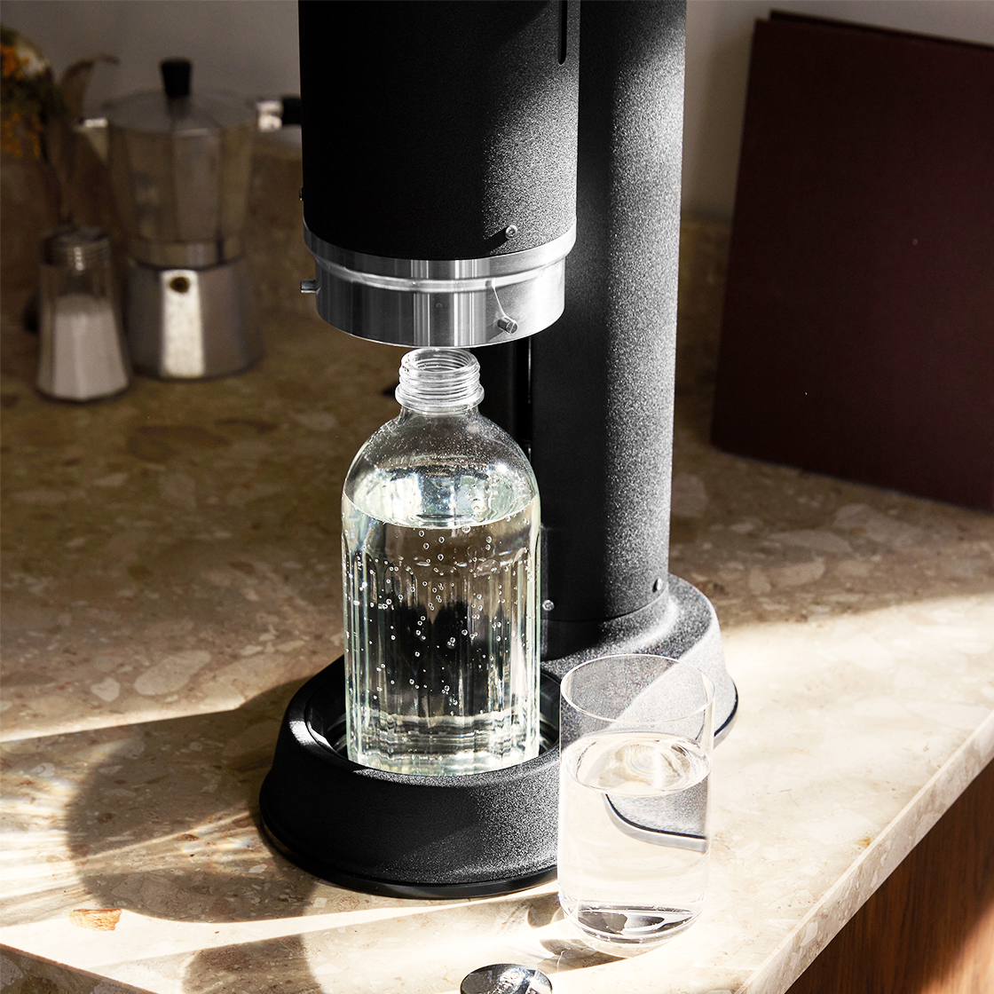 아르케 카보네이터 프로 Pro 스웨덴 탄산수 제조기 올스테인리스 매트블랙