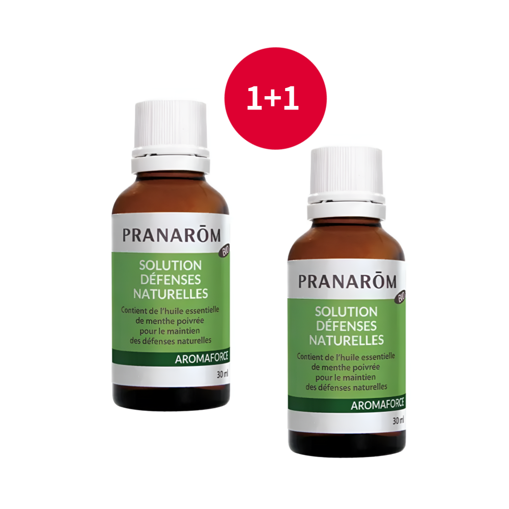 1+1 프라나롬 천연 아로마포스 솔루션 데펑스 내추럴 30ml - 총 2통 세트