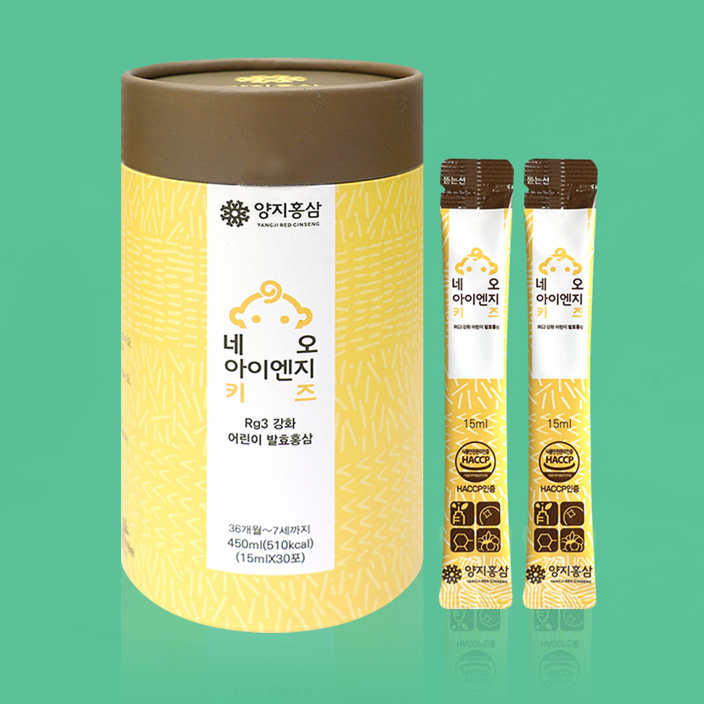 성장기 어린이홍삼 면역력증진 키즈 홍삼 3세-7세 영양제선물세트 양지홍삼 30개입, 1개