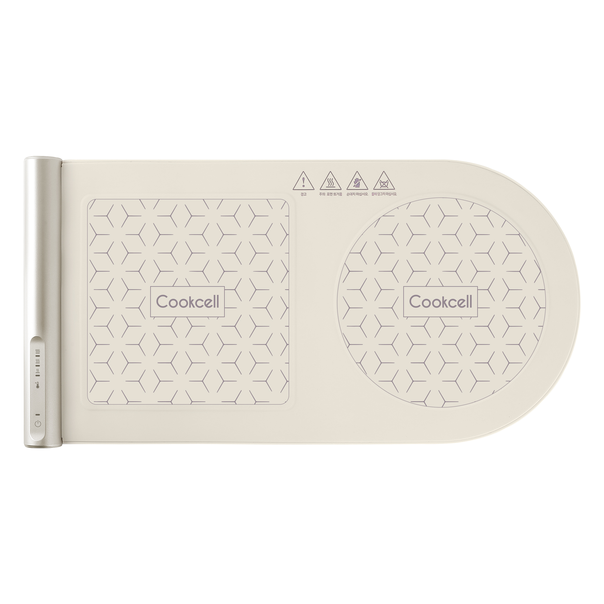 쿡셀 푸드워머 음식 보온기 매직 워머기 전기 보온 데우기 초슬림 실리콘 식탁 매트 2구 이미지 4