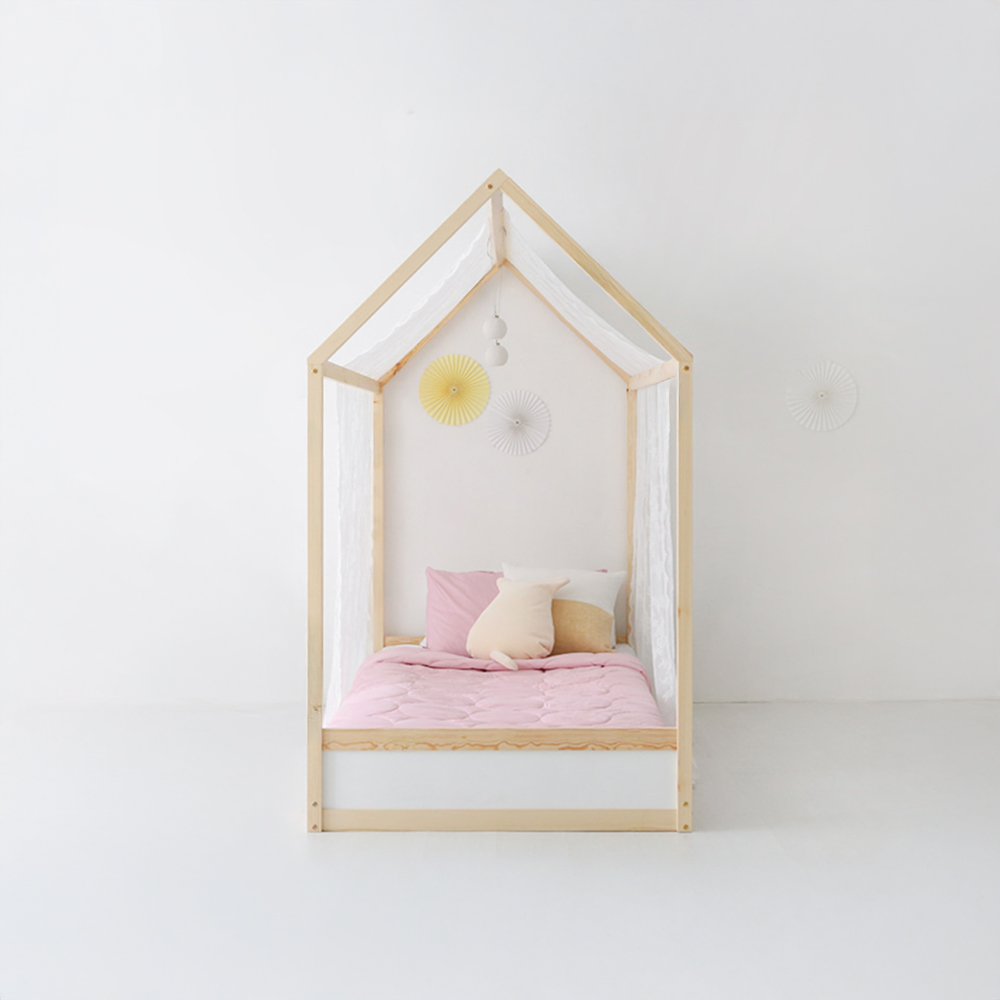 KIZIT 캐노피침대 싱글 100200 소나무