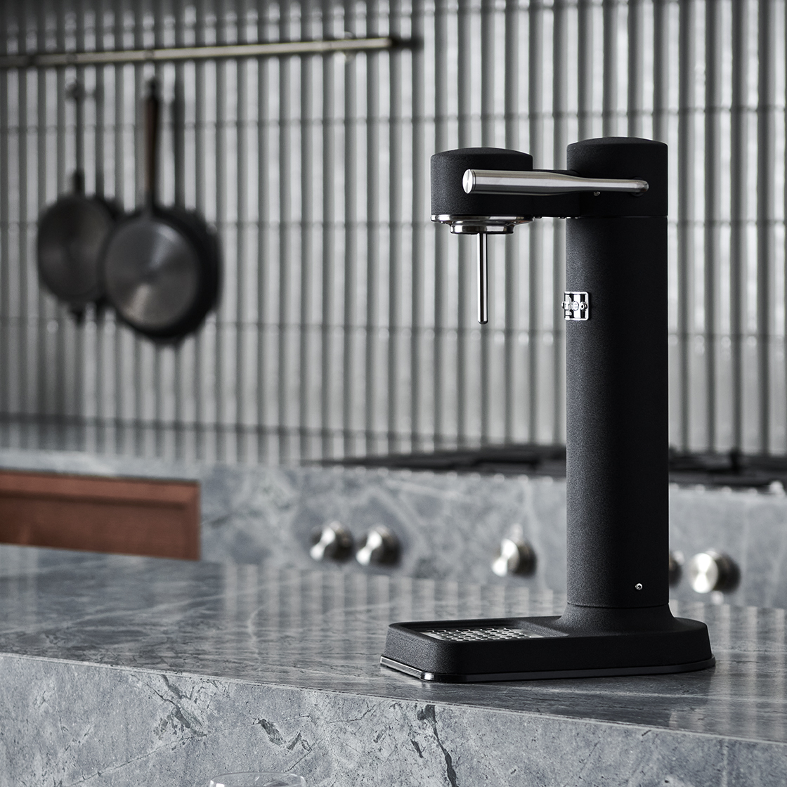 아르케 카보네이터3 스웨덴 탄산수 제조기 올스테인리스 매트블랙