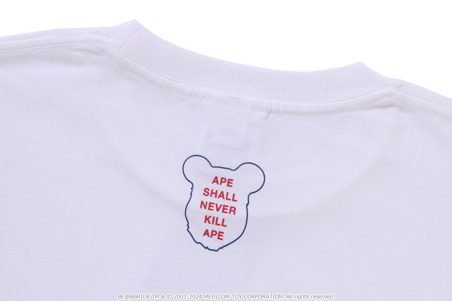베이프 반팔티 BAPE X MEDICOM TOY ABC CAMO BEAR MILO ON 2K73-110-906 - 상세 이미지 4