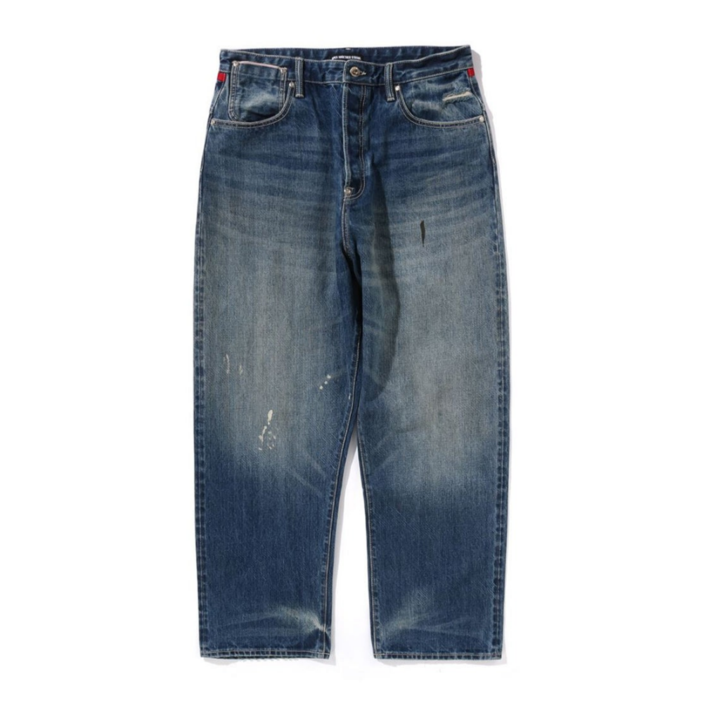 베이프 바지 RELAXED FIT DENIM PANTS 7K80-150-303 - 상품 이미지